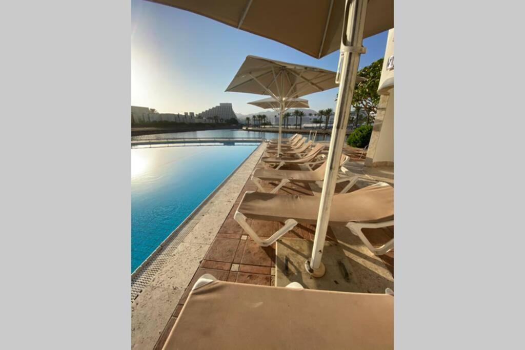 Haverim Ba'Lagouna Amazing Duplex 3Br Front Sea Eilat Exterior foto